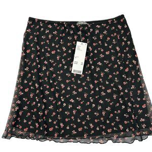 NWT UO Floral Mini Skirt
